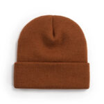 Mini Fashion™ - Eigen lettertype - Gepersonaliseerde Beanie Muts Bruin / 1 / L (5-65+ jaar) | Educatief Speelgoed
