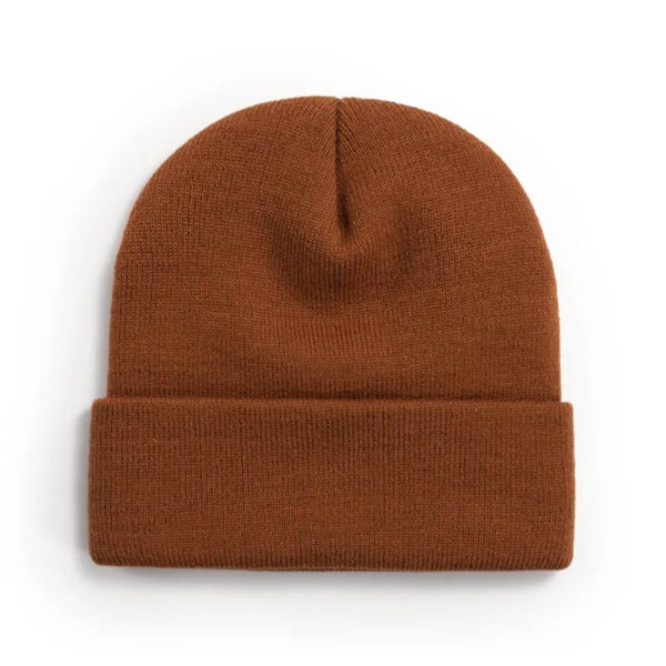 Mini Fashion™ - Eigen lettertype - Gepersonaliseerde Beanie Muts Bruin / 3 / S (0-18 maanden) | Educatief Speelgoed - Afbeelding 1