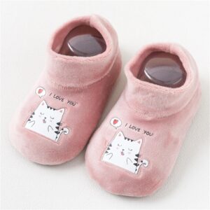 Mini Fashion™ - Anti-Slip Design - Kinder Sokschoenen Roze / S (12-18 maanden) | Educatief Speelgoed