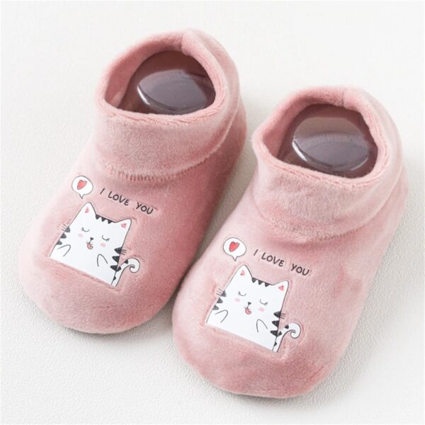 Mini Fashion™ - Anti-Slip Design - Kinder Sokschoenen Roze / S (12-18 maanden) | Educatief Speelgoed - Afbeelding 1