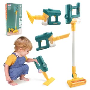 Cleantime™ - Kleine Stofvangers - Speelgoedstofzuiger Groen | Educatief Speelgoed
