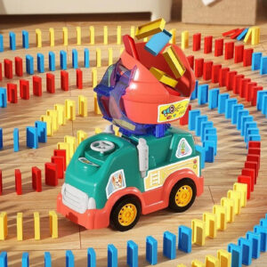 Domino Car™ - Creatieve Domino Pret - Domino Stenenleger 102 Stuks | Educatief Speelgoed