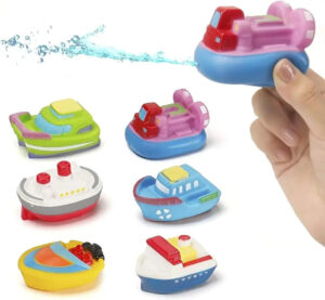 Mini Ferry™ - Spetter&Speelpret - Waterspeelgoed Boot 6 bootjes | Educatief Speelgoed