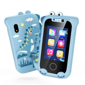 Kids Playphone™ - Van muziek tot selfies - Speelgoedtelefoon Blauw | Educatief Speelgoed