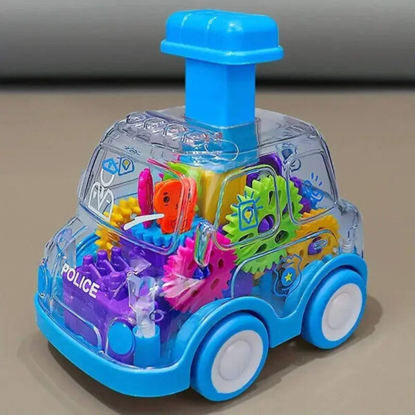 Gear Car™️ - Push&Go - Speelgoedauto Politieauto | Educatief Speelgoed - Afbeelding 1