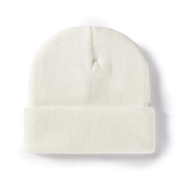 Mini Fashion™ - Eigen lettertype - Gepersonaliseerde Beanie Muts Wit / 2 / L (5-65+ jaar) | Educatief Speelgoed - Afbeelding 1