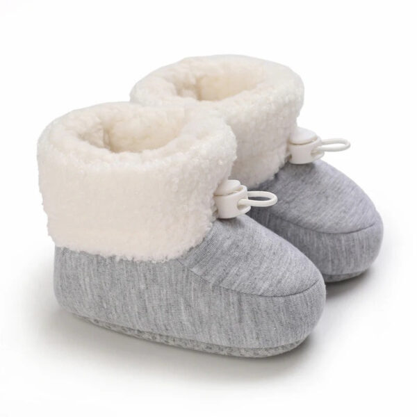 Mini Fashion™ - Warm&Zacht -  Kinder Winterlaarzen Grijs / 20 (12-18 maanden) | Educatief Speelgoed - Afbeelding 1