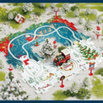 DIY Xmas Train Track™ - Bouw je eigen kerstwonderland - Kerst Trein puzzel 15 stukken | Educatief Speelgoed
