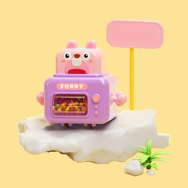 Car Puzzle™️ - Speelplezier op Wielen - Dieren Speelgoedauto Roze Konijn | Educatief Speelgoed - Afbeelding 1
