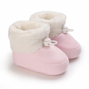 Mini Fashion™ - Warm&Zacht -  Kinder Winterlaarzen Roze / 18 (6-12 maanden) | Educatief Speelgoed