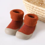 Mini Fashion™ - Warm&Zacht - Anti Slip Sokken Rood / 25 (2-3 jaar) | Educatief Speelgoed