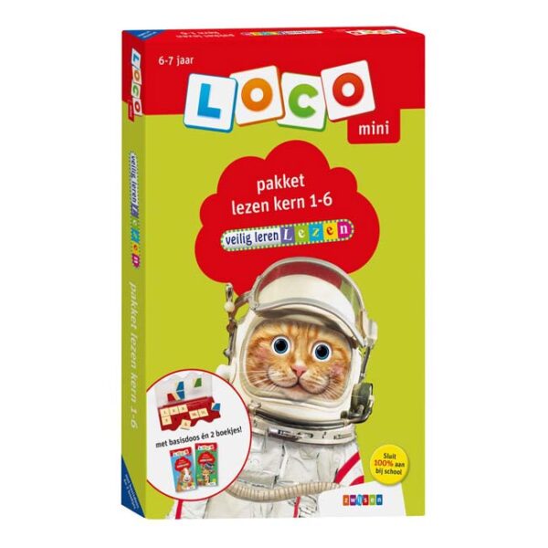 Mini Loco pakket: Veilig Leren Lezen - kern 1 tot 6 (6-7 jaar) - Zwijsen Mini Loco - Afbeelding 1