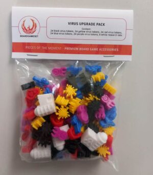 Pandemic Compatible Virus Tokens Pack - BoardGameSet