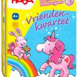 Eenhoorn Flonkerglans - Vrienden-kwartet (blikken doosje) - HABA Kaartspel
