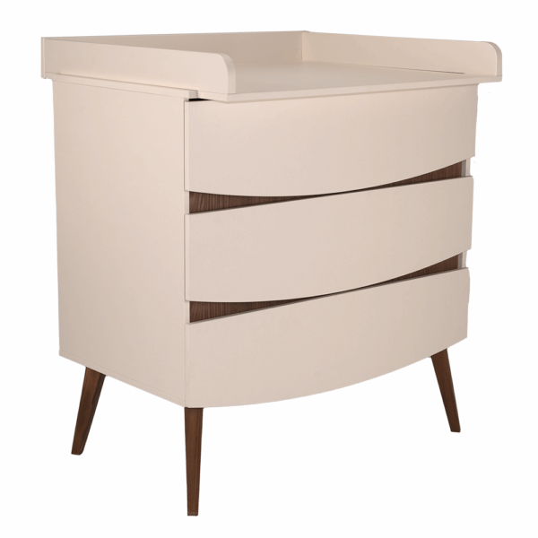 Commode Smile Cream Walnut met Bladvergroter - Afbeelding 1