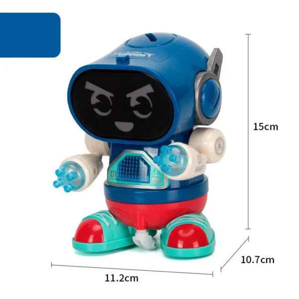 Dancing Spin Robot™ - Lichtjes en Dansjes - Speelgoedrobot Voetjes Blauw | Educatief Speelgoed - Afbeelding 1