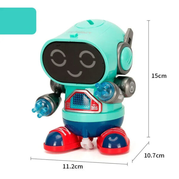 Dancing Spin Robot™ - Lichtjes en Dansjes - Speelgoedrobot Voetjes Groen | Educatief Speelgoed - Afbeelding 1
