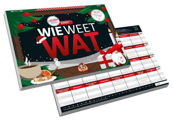 Wie Weet Wat Kerst - White Goblin Games Partyspel - Afbeelding 1