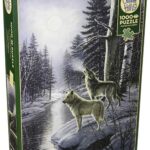 Wolves by Moonlight (1000) - Cobble Hill  Legpuzzel