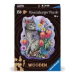 Lovely Cat - Houten puzzel (150) - Ravensburger  Legpuzzel