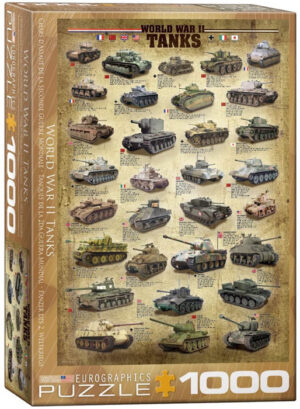 World War II Tanks (1000) - Eurographics  Legpuzzel