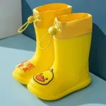 Mini Fashion™ - Waterdicht voor kinderen - Regenlaarzen Geel - Eend / 15 (3-4 jaar) | Educatief Speelgoed