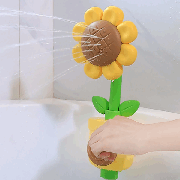 Sunflower Sprayer™ - Spetterplezier - Badspeelgoed Geel | Educatief Speelgoed - Afbeelding 1