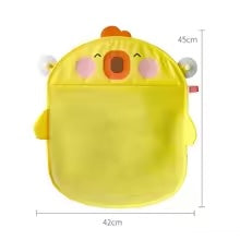 Cartoon Bag™ - Opgeruimde Badervaring - Bad Speelgoedzak Gele eend | Educatief Speelgoed
