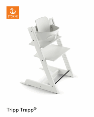 Set | Kinderstoel Stokke® Tripp Trapp® White + Babyset