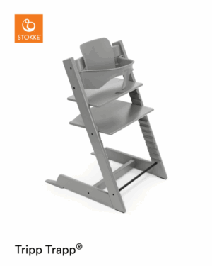 Set | Kinderstoel Stokke® Tripp Trapp® Storm Grey + Babyset