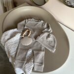 Houten Bijtring Label Label Nougat