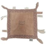 Knuffeldoekje Label Label Dragonfly Brown