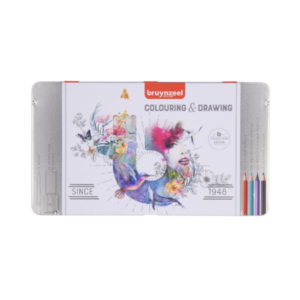 Bruynzeel Creatives kleur- en tekenset - 70 delig - Afbeelding 1