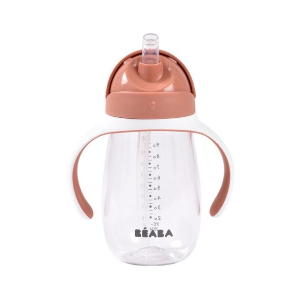 Rietjesbeker Béaba Terracotta 300ml - Afbeelding 1