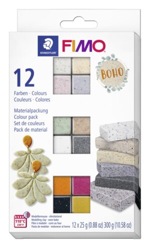 FIMO Soft Effect set - 12 kleuren - Botanical