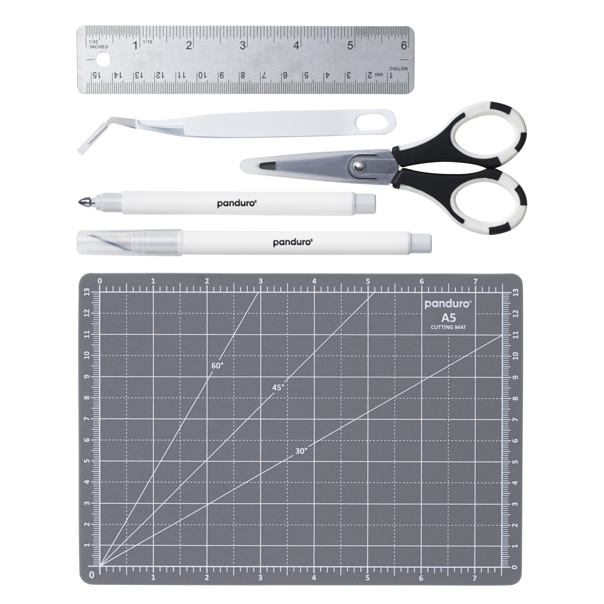 Panduro mini paper tool set - 6-delig