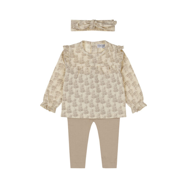 Set 3-delig Dirkje Shirt + Broek + Haarband Pretty Fall - Afbeelding 1