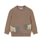 Sweater Dirkje Safari Friends Faded Brown