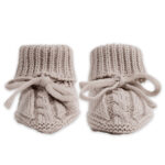 Babysloffen Lodger Slipper Knit Cable Birch