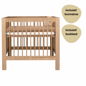 Set | Box Colorfull Home Luna Pure Walnut Incl. Boxmatras en Boxkleed