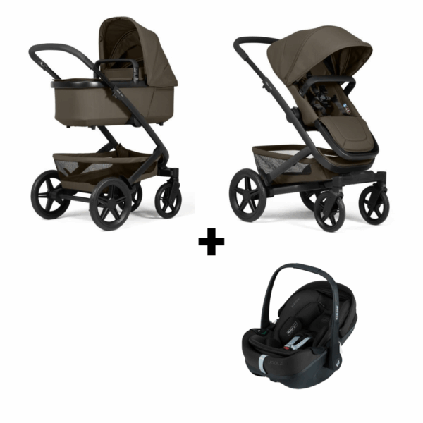 Kinderwagen Joolz Geo³ Hazel Brown Special Edition + Autostoel Joolz x Maxi-Cosi Pebble Pro 360 - Afbeelding 1
