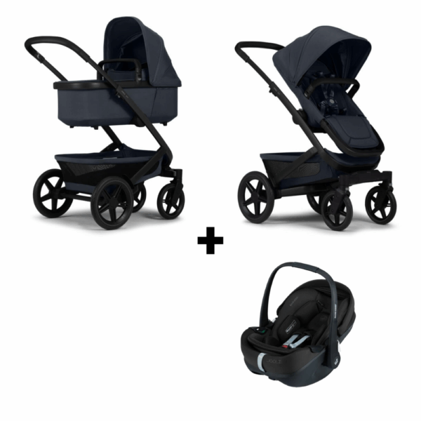 Kinderwagen Joolz Geo³ Dark Navy Blue + Autostoel Joolz x Maxi-Cosi Pebble Pro 360 - Afbeelding 1