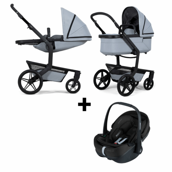 Kinderwagen Joolz Day5 Lunar Grey Special Edition + Autostoel Joolz x Maxi-Cosi Pebble Pro 360 - Afbeelding 1
