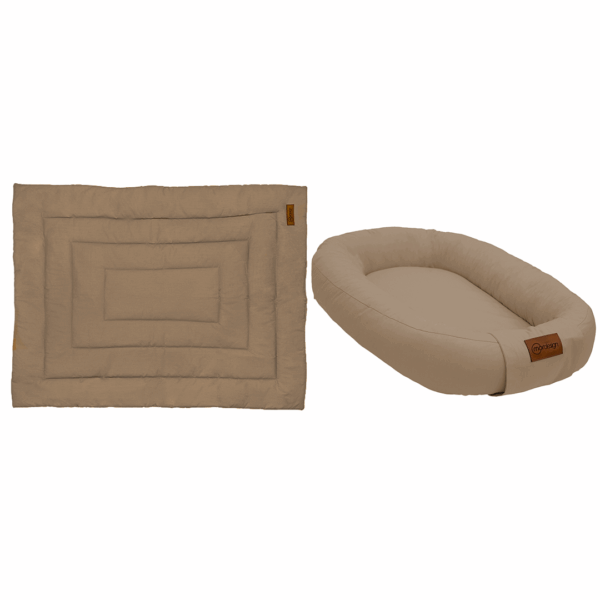 Set | Boxkleed&Babynest MorDesign Cappuccino - Afbeelding 1