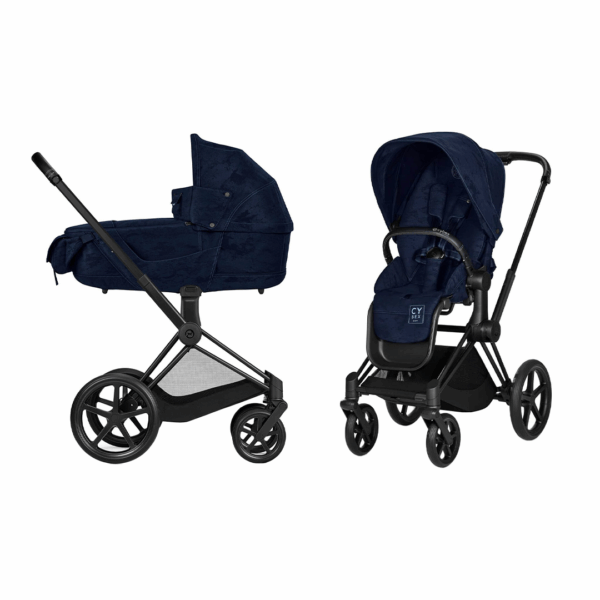 Kinderwagen Cybex Priam Rebellious Luxury Denim Blue/Navy Blue - Afbeelding 1
