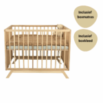 Set | Box Colorfull Home Donna Naturel Incl. Boxmatras en Boxkleed