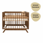 Set | Box Colorfull Home Donna Walnut Incl. Boxmatras en Boxkleed