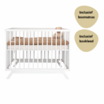 Set | Box Colorfull Home Donna White Incl. Boxmatras en Boxkleed