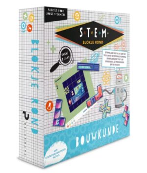 Stem-puzzel Blokje Rond - Bouwkunde - Pelckmans Denkspel|Educatief