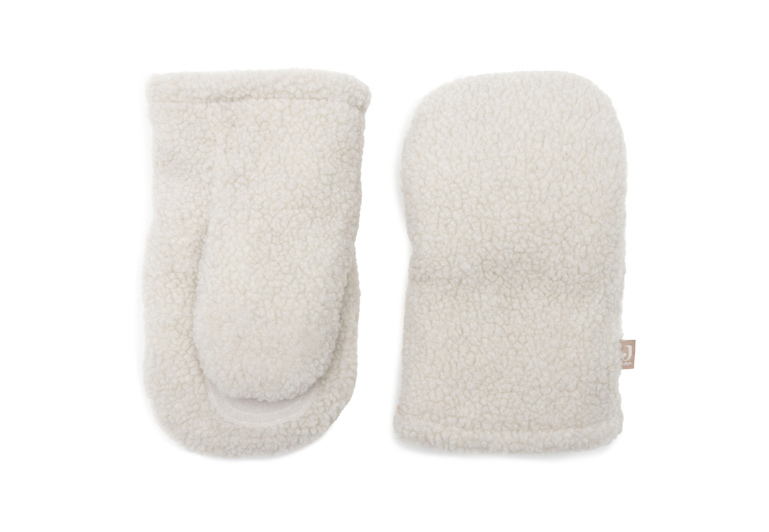 Kinderwagenhandschoenen Jollein Teddy Naturel Kinderwagenhandschoenen Jollein Teddy Naturel - Afbeelding 1
